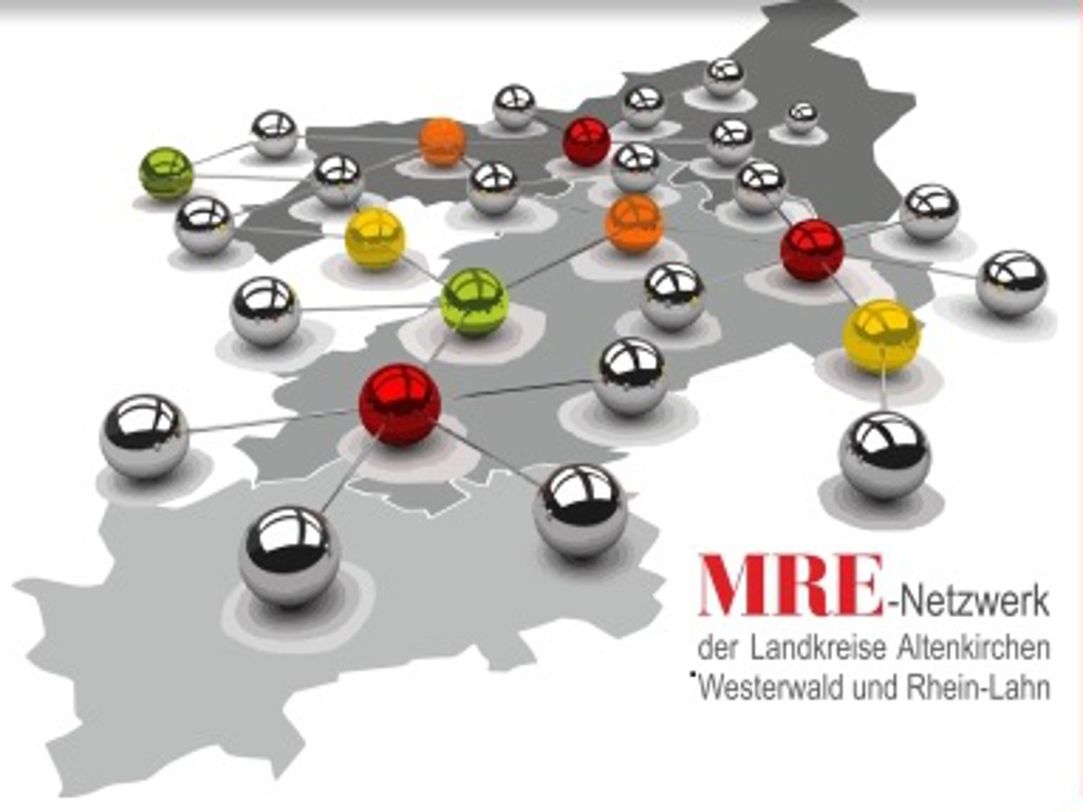 MRE-Netzwerk der Landkreise Altenkichen, Westerwald und Rhein-Lahn wird die Siegel-Verleihung nachholen. Grafik: MRE-Netzwerk