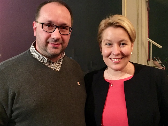 Thorsten Bienemann und Dr. Franziska Giffey 