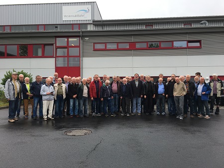 Die Mnnergruppe machte sich auf den Weg zur Bindweide.(Foto: Evangelischer Kirchenkreis Altenkirchen)