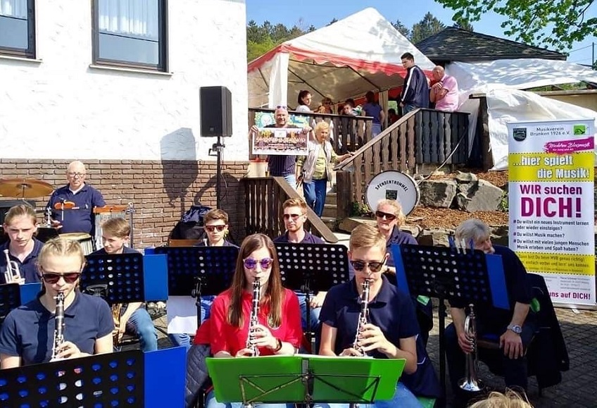 Leider kann dieses Jahr aufgrund der Kontaktsperre in Verbindung mit dem Coronavirus kein Maifest mit dem Musikverein Brunken stattfinden. (Foto: Verein)