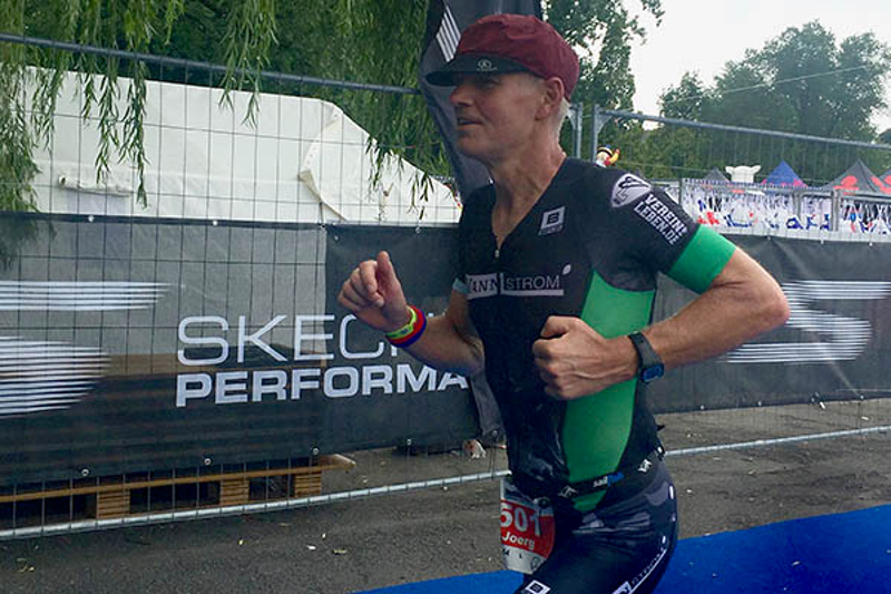 Triathlet Jrg Schtz schaffte 13 Mal die Ironman-Distanz. Foto: Niklas Schtz