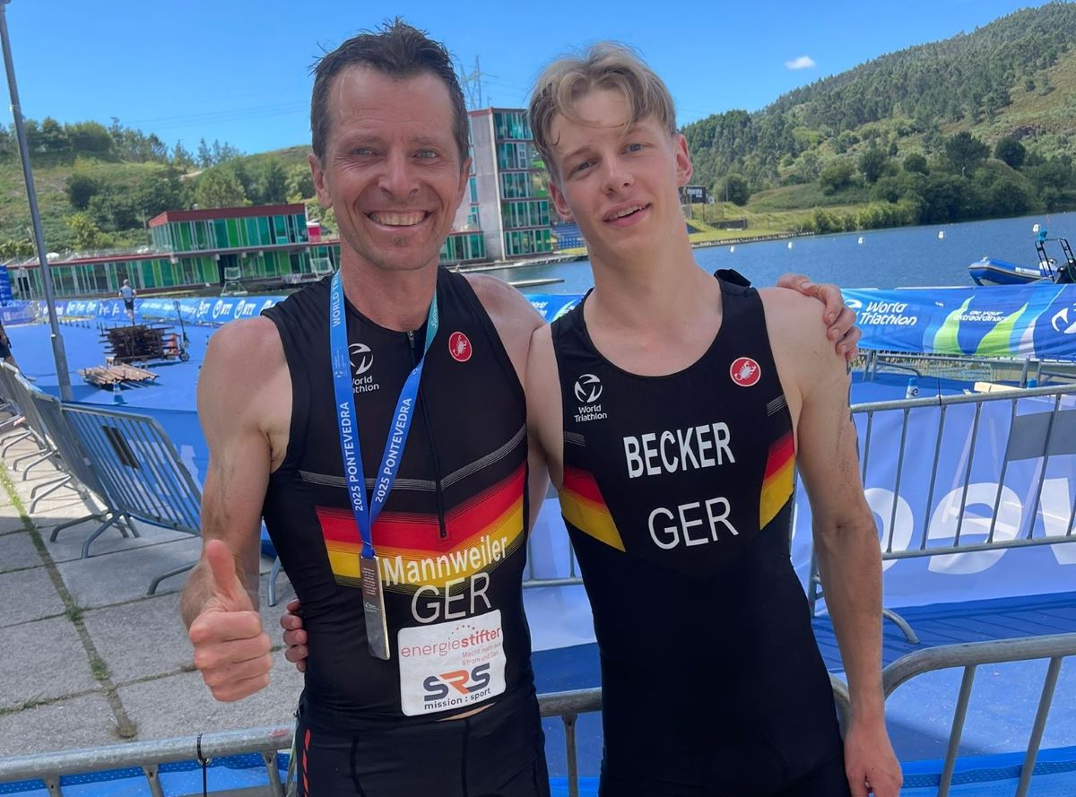Felix Becker und Daniel Mannweiler (links) freuten sich ber ihre guten Platzierungen im spanischen Pontevedra. (Foto: privat) 