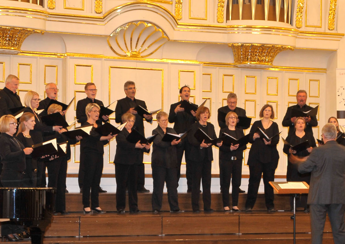 Ensemble Vocale Lindenholzhausen singt in der Basilika der Abtei Marienstatt