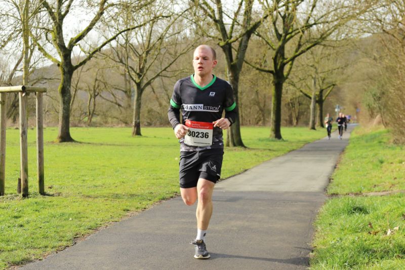 Pascal Pfau beim Lahntallauf. Foto: privat