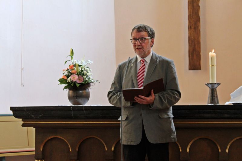 Matthias Kern sprach in seiner Predigt ber Matthus 25, Vers 40. Fotos: Sabine Hammann-Gonschorek