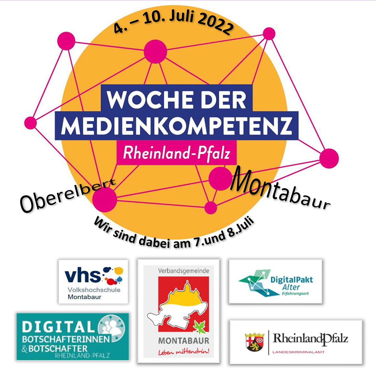 3. Woche der Medienkompetenz Rheinland-Pfalz vom 4. bis 10. Juli