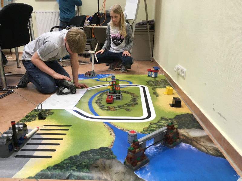 Die grne Stadt: Workshop mit technikbegeisterten Kindern 