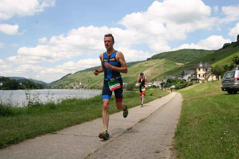 Frank Krause auf der Laufrunde. Foto: Privat