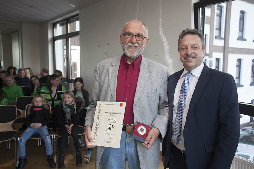 Beim Marathon ist Bernd Mertgen erfolgreich