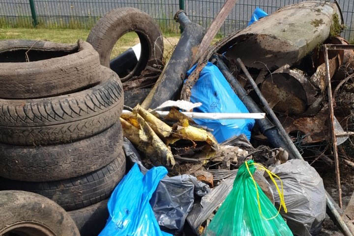 Blick auf den zuletzt gesammelten Müll. Foto: privat