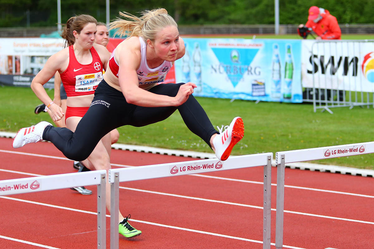 Viktoria Mller ist die neue Sddeutsche Meisterin ber 100 Meter Hrden. Foto: Verein