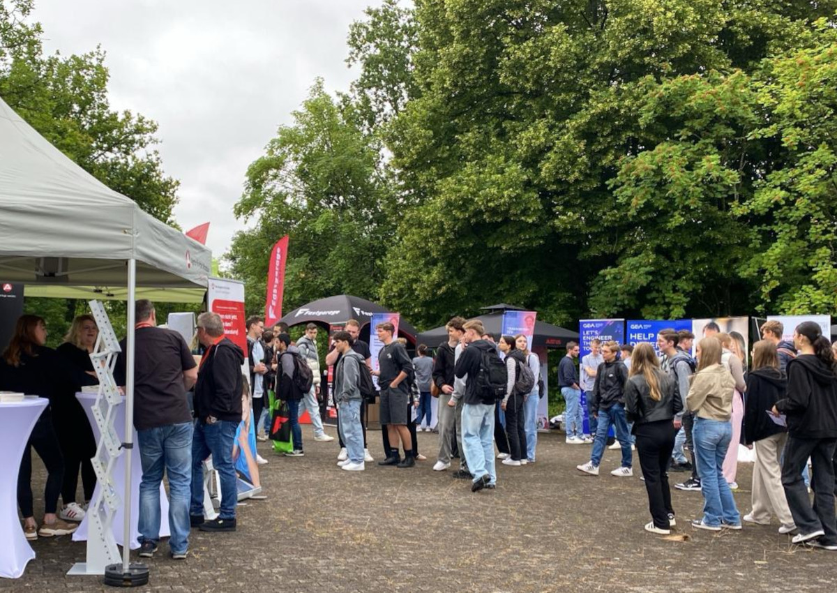 Bei der Ausbildungsmesse herrschte reger Zulauf. (Foto: Suzana Ebert, Agentur fr Arbeit Montabaur)