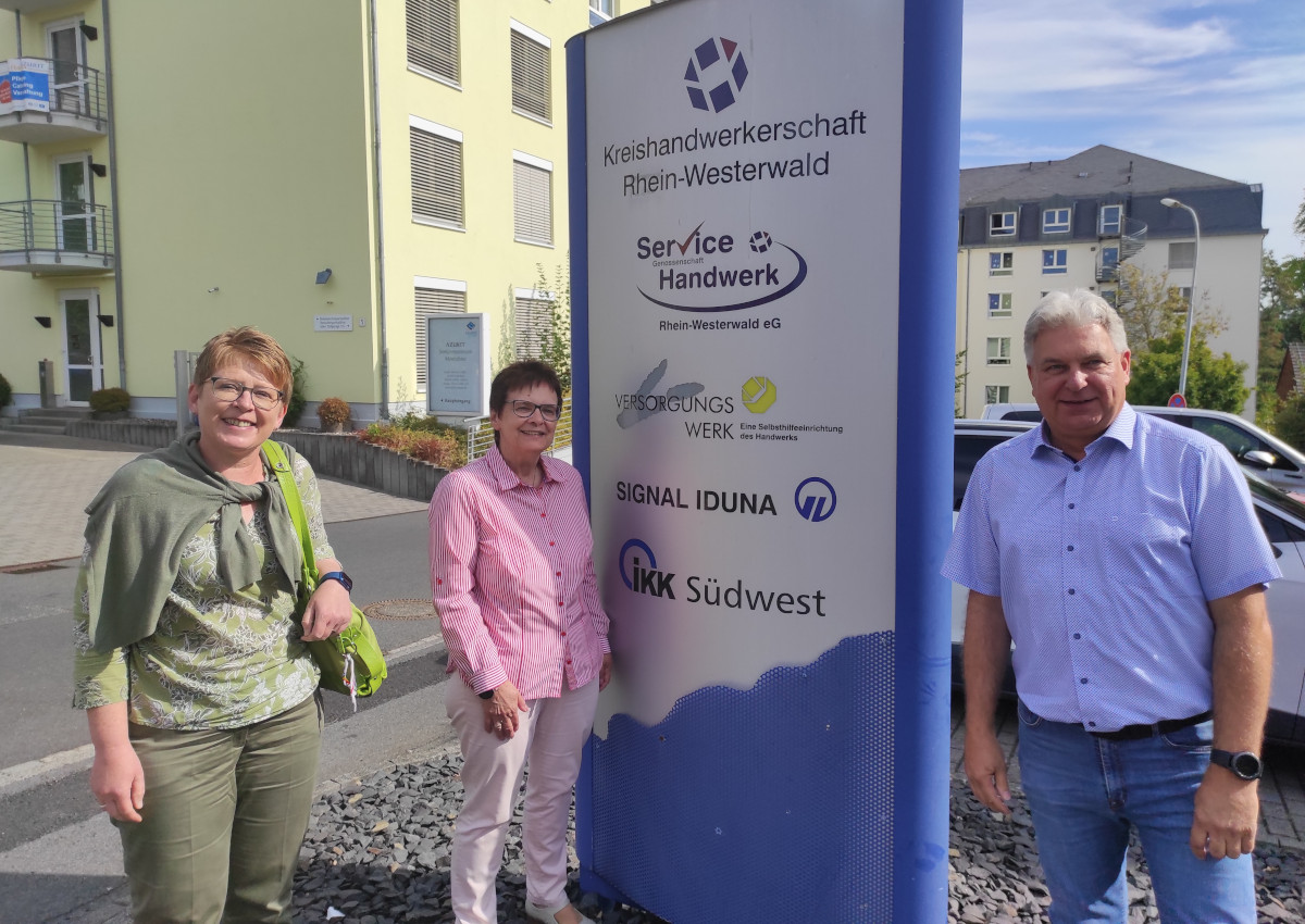 Dr. Tanja Machalet, Elisabeth Schubert, Rolf Wanja (von links). (Foto: Privat)