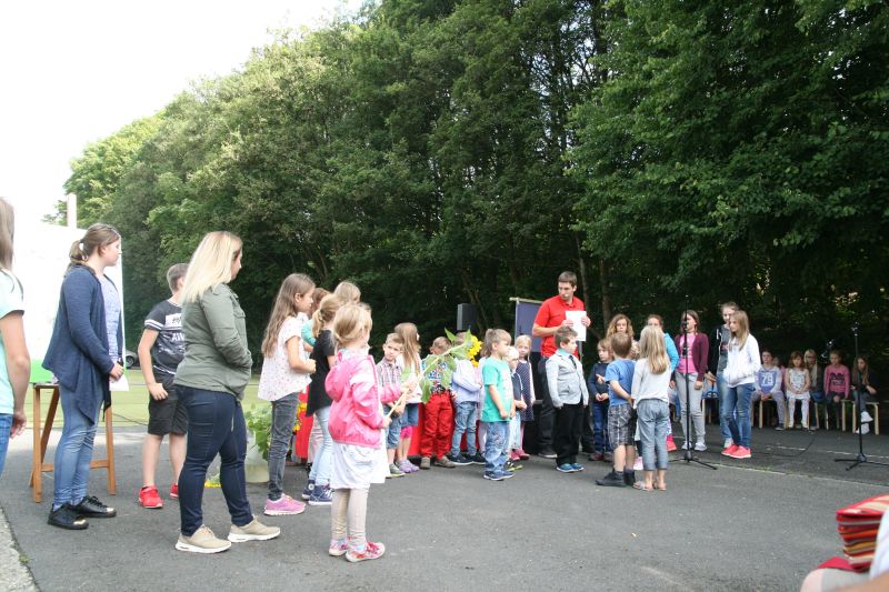 Einschulungsfeier an der Montessori-Schule. Fotos: Veranstalter