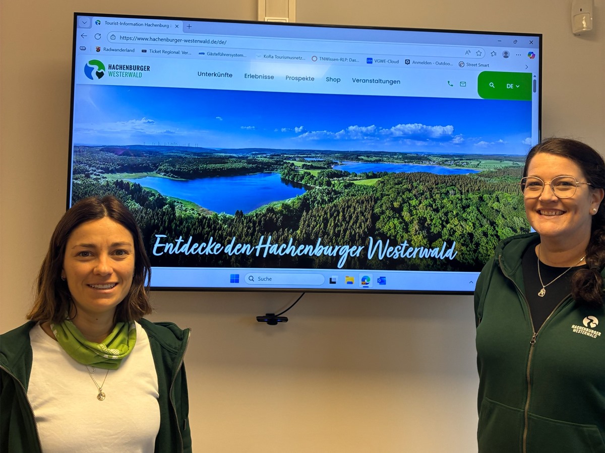 Die neue Homepage ist jetzt online. (Foto: Tourist-Information, Hachenburger Westerwald)