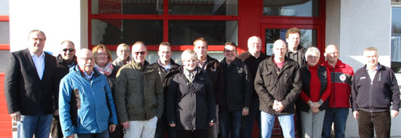 Gruppenfoto beim Neujahrsempfang. Foto: DRK