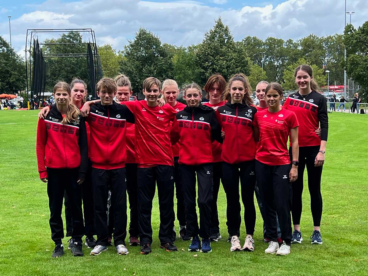 Die U16 bei den Deutschen Meisterschaften. (Foto: LR Rhein-Wied)