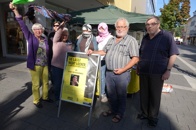 Inge Rockenfeller, Susanne Kudies, Theresia Knieke, Celine Amesse, Beate Junglas-Krischer, Siegfried Kowallek und Manfred Kirsch. Foto: Privat