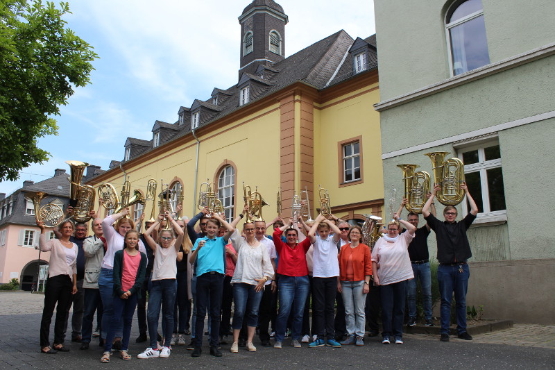 Blechblser auf der Zielgeraden: Groereignis mit Konzert