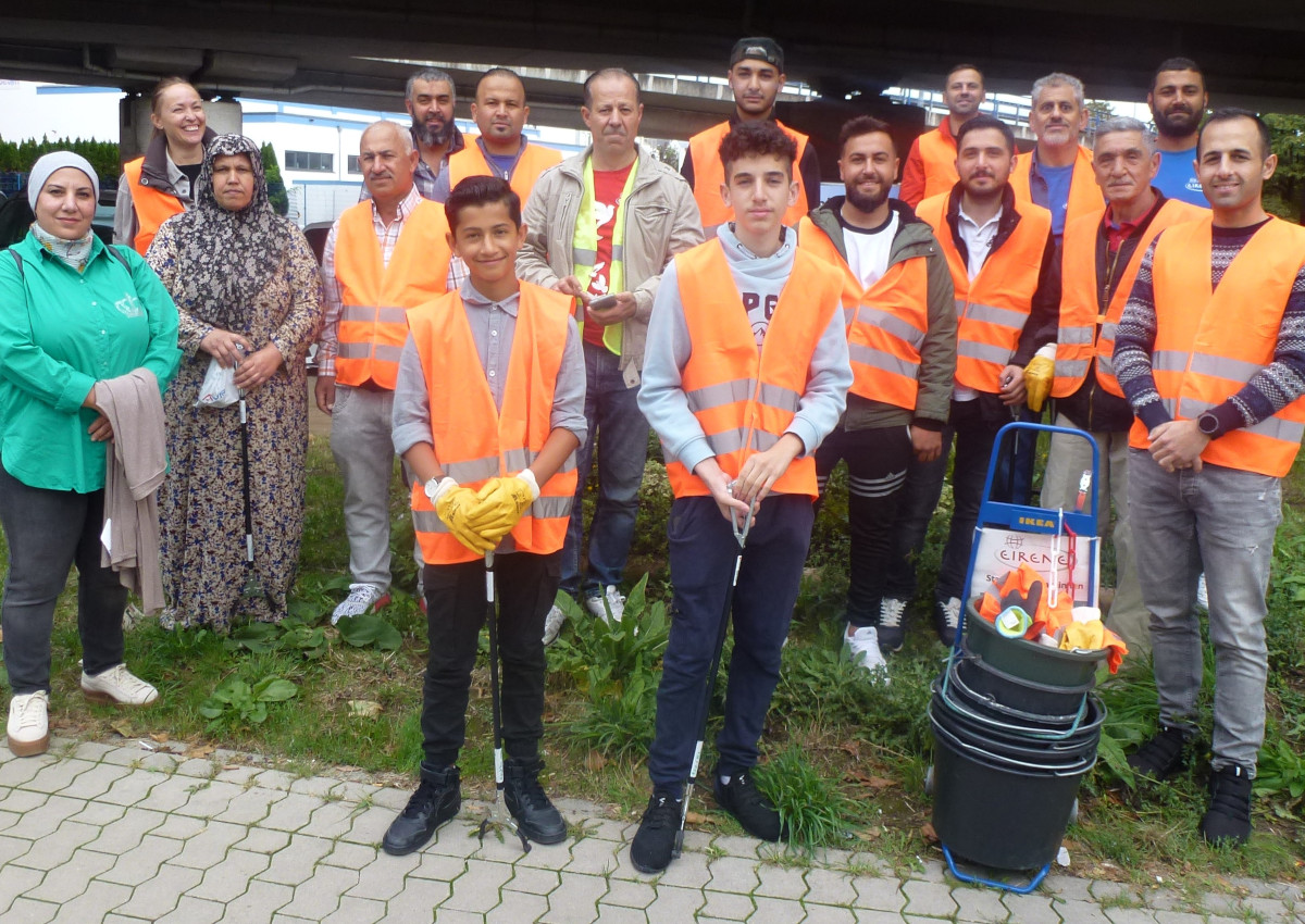 Auch in Neuwied wurde am "World CleanUp Day" mächtig gearbeitet. (Fotos: Jürgen Grab)