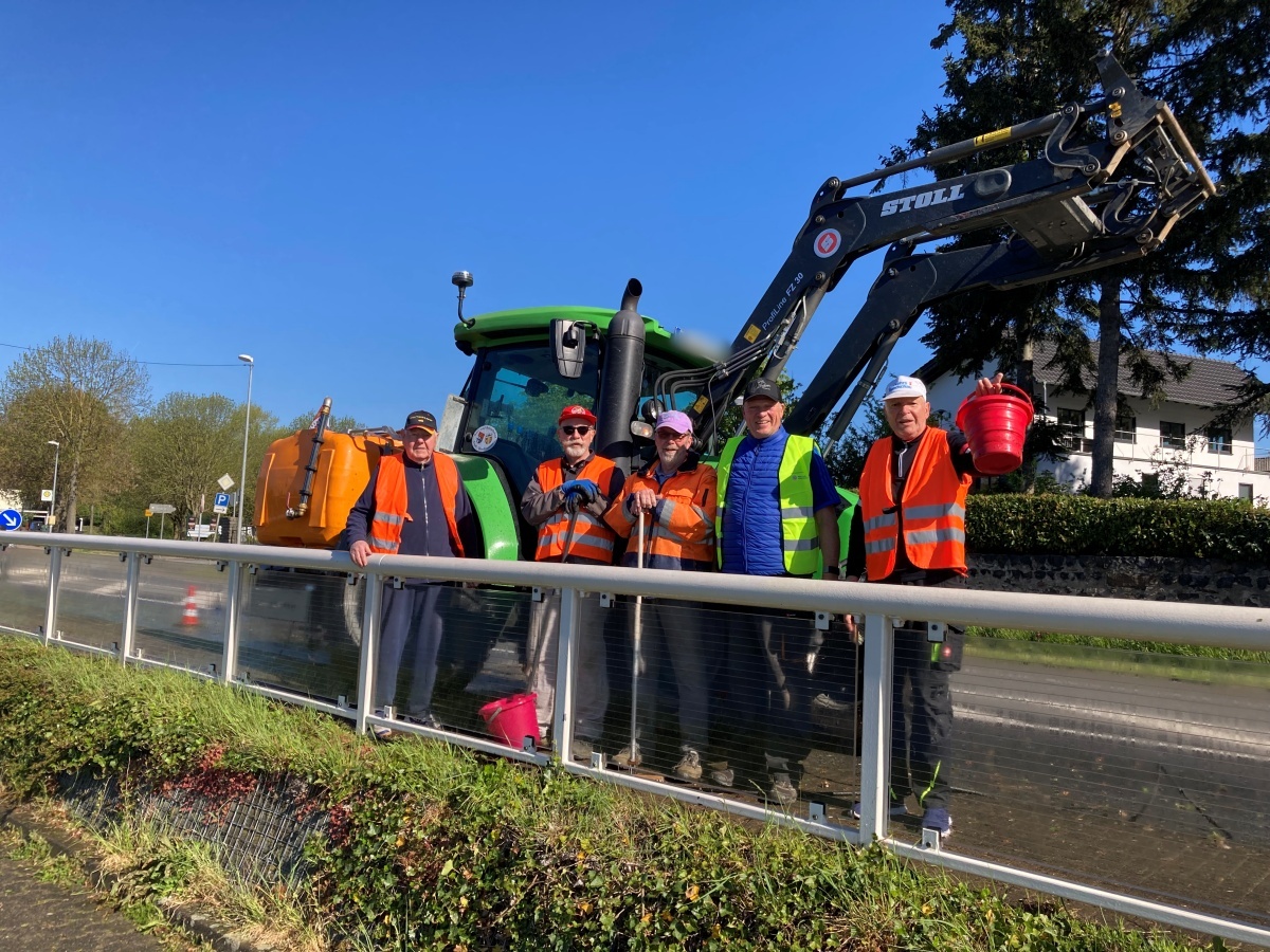G�nter Velten, Albert Liboth, Wolfgang Fuchs, Ulrich Fa�bender und Hans Kahlen (Foto: Ulrich Fa�bender)