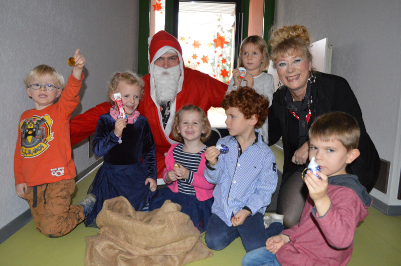 Nicht nur die Kleinen aus dem HTZ-"Kinderland" hatten beim Nikolausmarkt ihren Spa. Foto: Privat