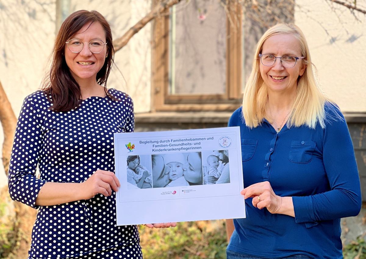 Daniela Kiefer (links) und Michaela Wingen wollen Familien mit jungen Kindern helfen. (Foto: KV Neuwied)
