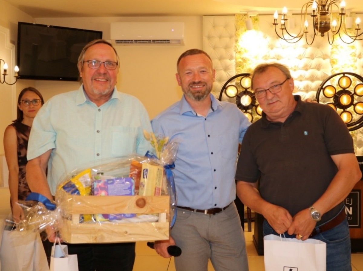 Norbert Rohringer ( Beigeordneter der VG Linz), Jacek Fior ( Brgermeister von Namyslow), Waldemar Bondza ( Ratsmitglied der VG Linz) (Fotos: Waldemar Bondza)