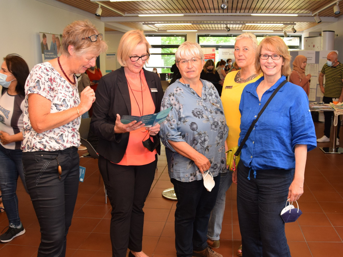 Das Team der Organisatorinnen war mit dem Tag zufrieden. (Foto: Agentur fr Arbeit Neuwied)