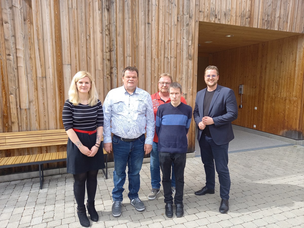 Werkstattrat des Heinrich-Hauses im Austausch mit Martin Diedenhofen