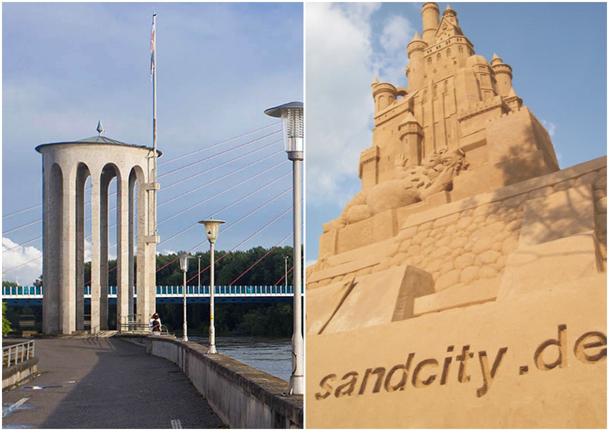 Sandskulpturen erobern die Deichpromenade in Neuwied