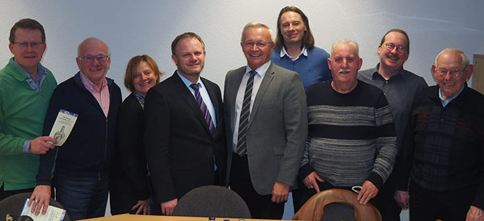 Verwaltungsspitzen und NUV-Vertreter trafen sich zum konstruktiven Dialog. Foto: Stadt Neuwied