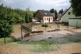 berschwemmungen knnen in jeder Region nach Starkregen vorkommen. (Foto: VG Hachenburg)