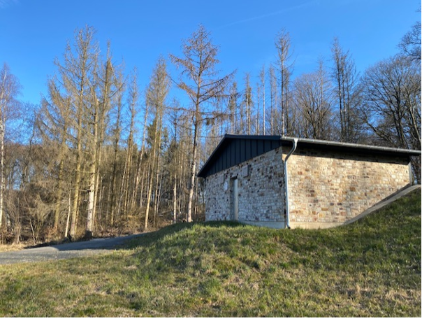 Der neue Trinkwasserhochbehlter in Luckenbach. (Foto: VGWE)