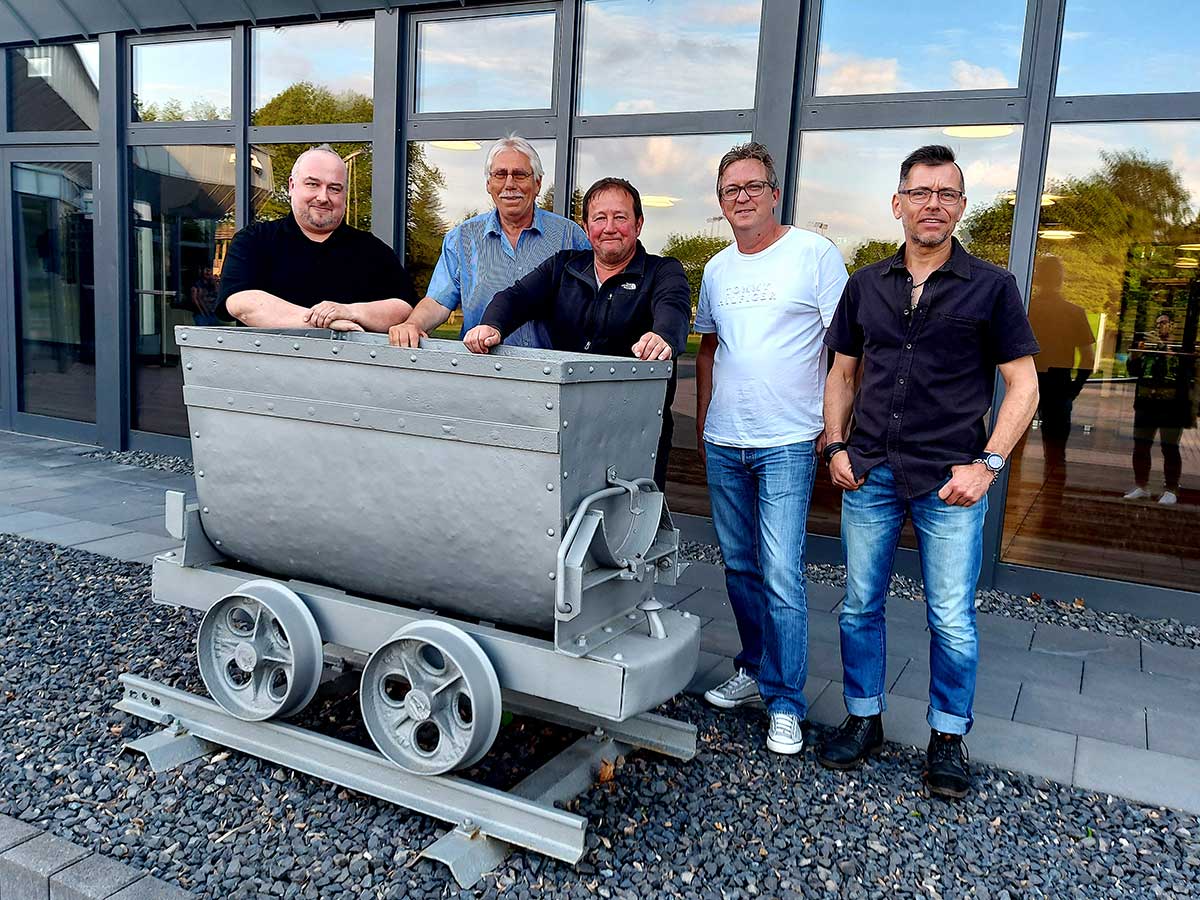 Uwe Freihoff, Burkhard Memmesheimer, Steffen Behr, Martin Sagstetter, Dirk Kaltenbasch. (Foto: Wolfgang Rabsch)