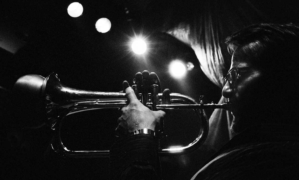 Der Musiker Ren Rsler ist am 9. April fr Trompete und Gesang zustndig. (Foto: Peter Bongard)