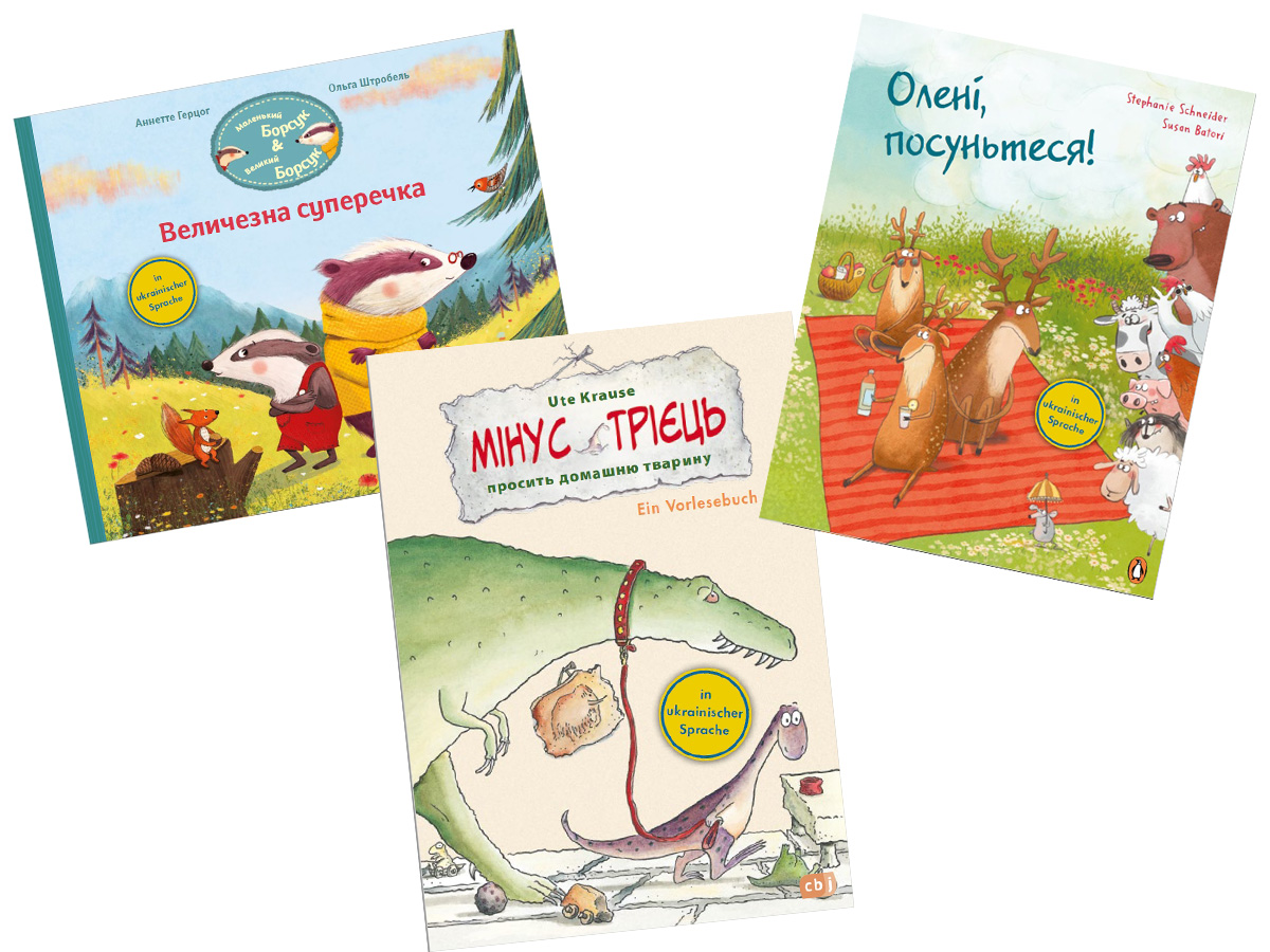 Beliebte Kinderbücher kostenlos auf Ukrainisch als Download