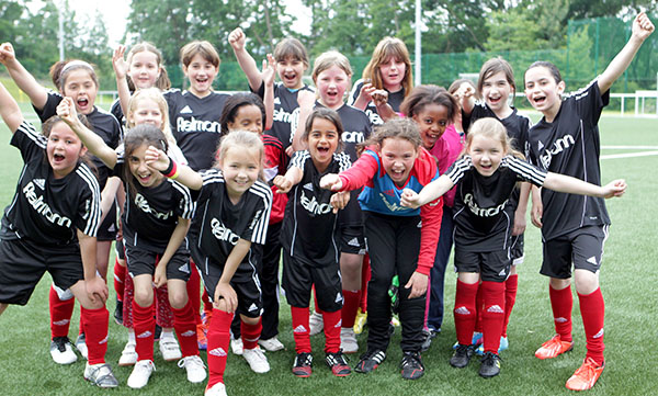 Tag des Mdchenfuballs im Rhein-Wied-Stadion