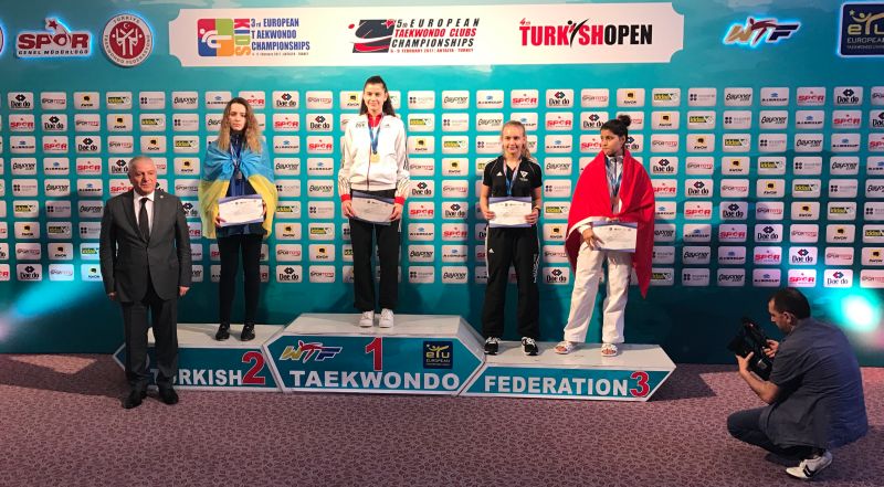 Michelle Schein holt Bronze bei Taekwondo-Club-EM