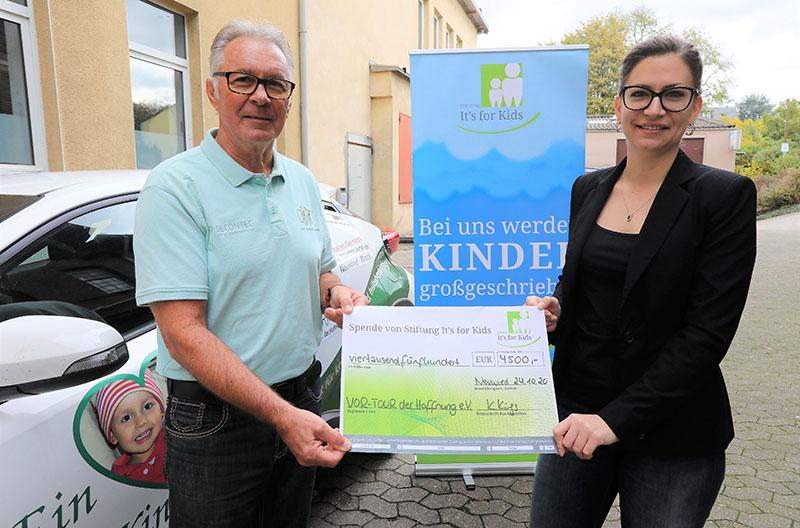 Sachspenden umgewandelt in 4.500 Euro fr die VOR-TOUR  