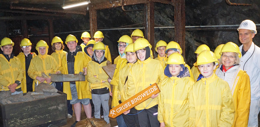 Junge Nordiren machten Station am Besucherbergwerk