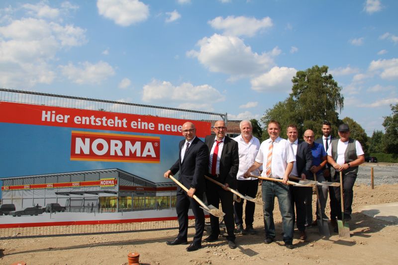 Spatenstich fr neue Norma-Filiale in Dierdorf