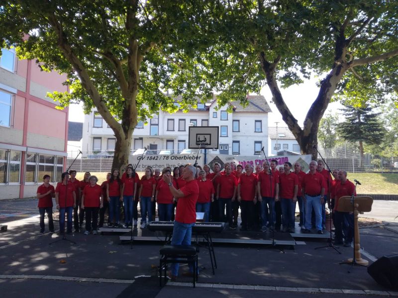 Offenes Singen des Gesangvereins Oberbieber. Foto: Hans Hartenfels