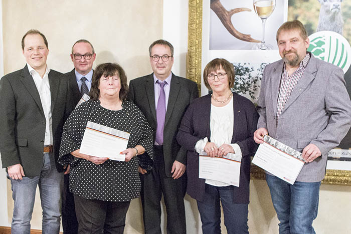 Von links: Stefan Gilberg, Michael Bock, Annelore Lahr, Hans-Dieter Spohr, Marlene Wagner, Karl-Heinz Klein. Foto: CDU