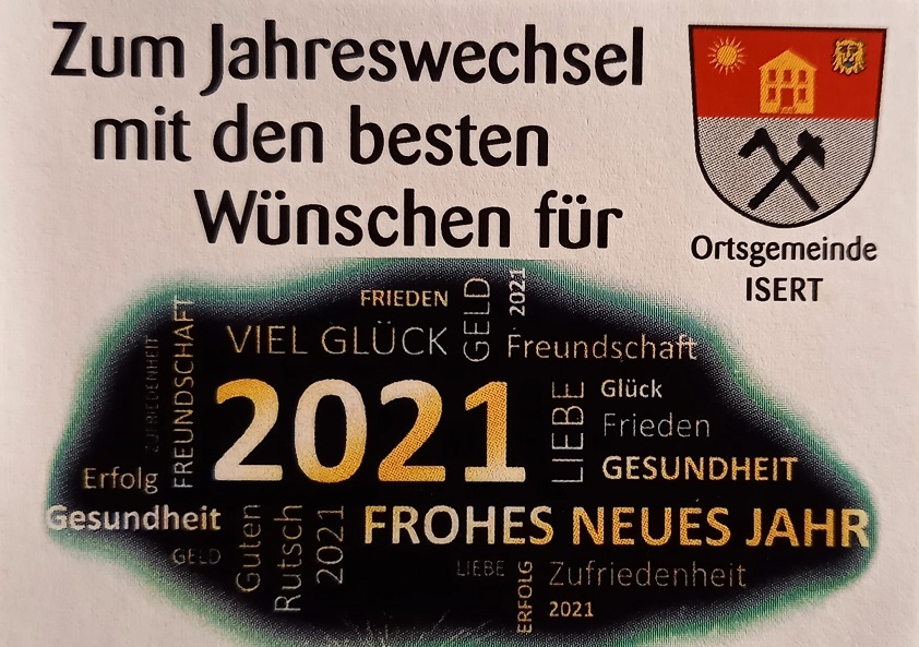 Neujahrsgre in Isert als schne berraschung