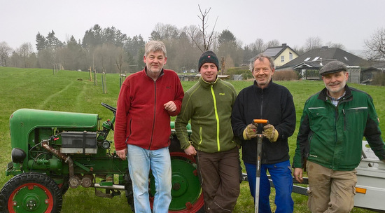 Wieder Obstbaum-Pflanzaktion in Fensdorf