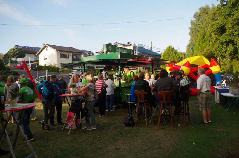 Die Oberhonnefelder hatten viel Spa beim Brunnenfest. Foto: Verein