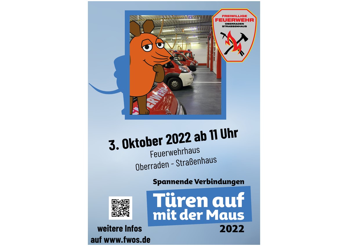 Feuerwehr Oberraden-Straenhaus: Tren auf mit "der Maus!"