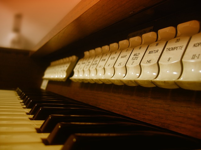 Horn und Orgel bei der Marktmusik