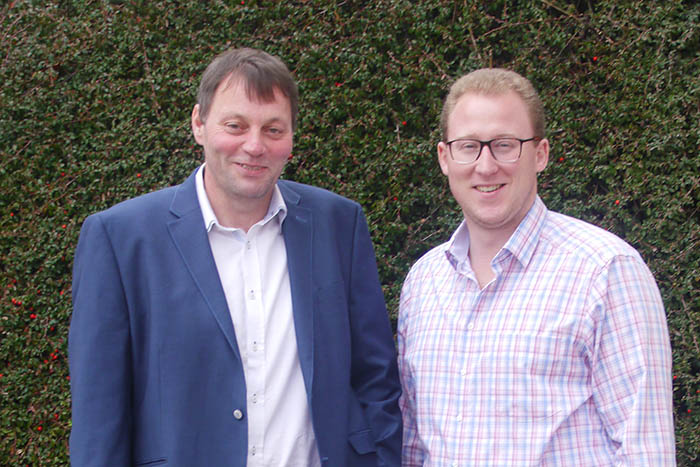 Guido Kern (links) und Philipp Rasbach treten bei der Wahl als Ortsbrgermeister an. Foto: SPD